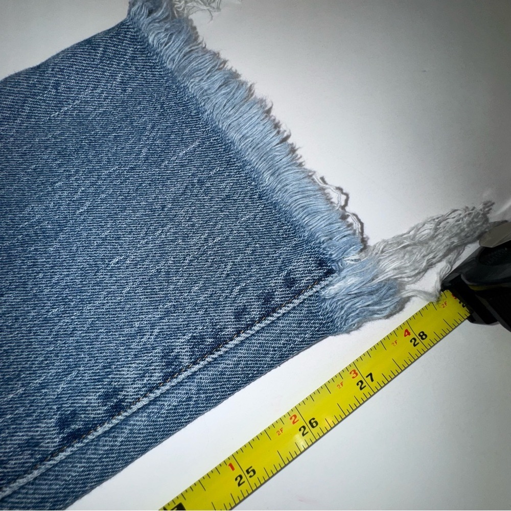 Madewell Women’s Perfect Vintage Jean High Rise Raw Hem Size 25 NWOT - Picture 10 of 16